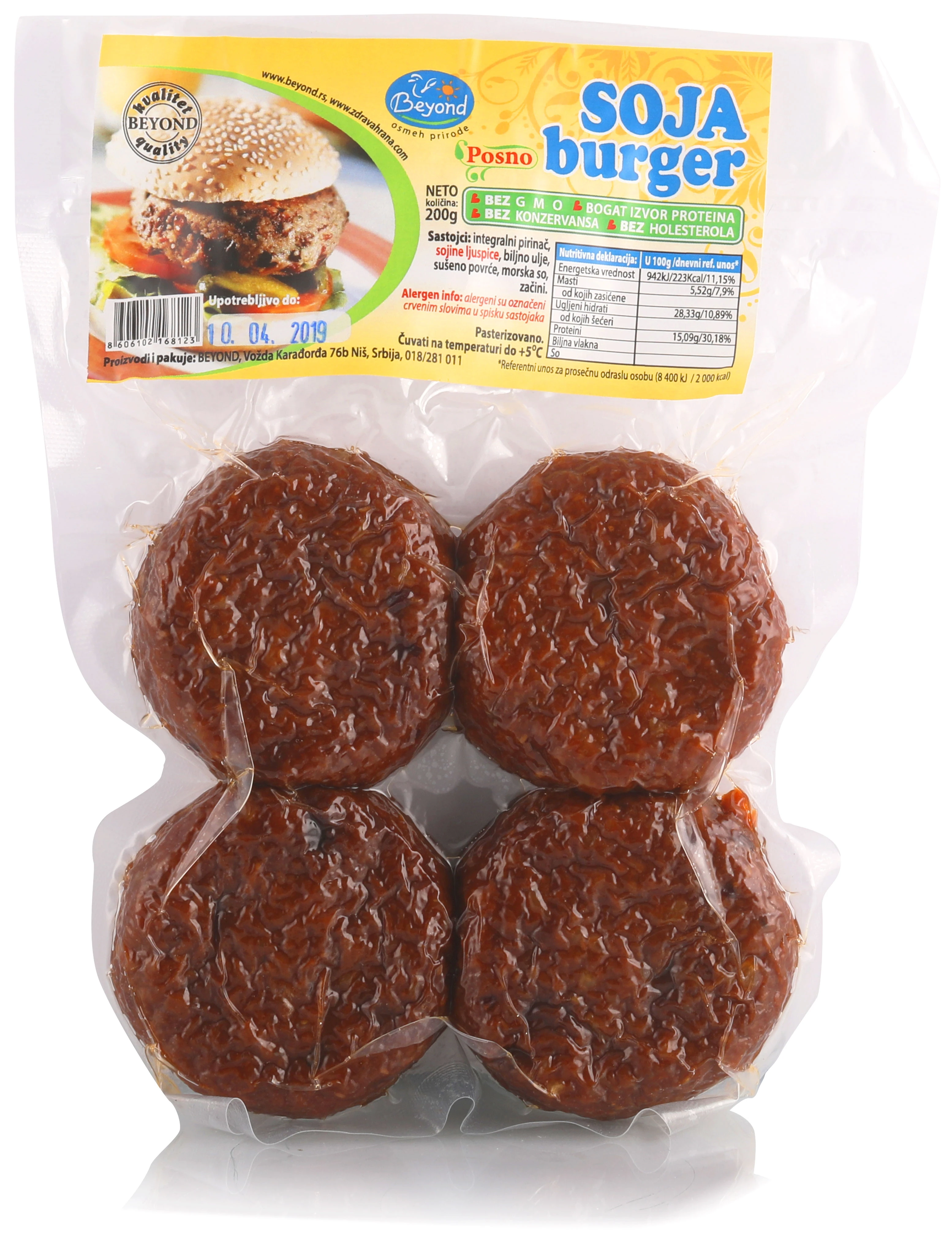 Soja burger 200 g Beyond